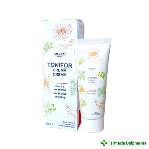 Crema tonica si relaxanta Tonifor x 75 ml, Mebra